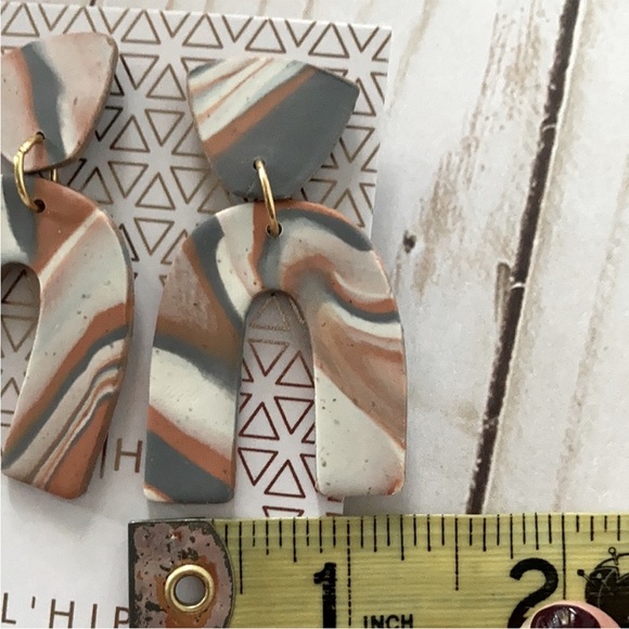 Horseshoe Dangle Earrings - Picture 6 of 6